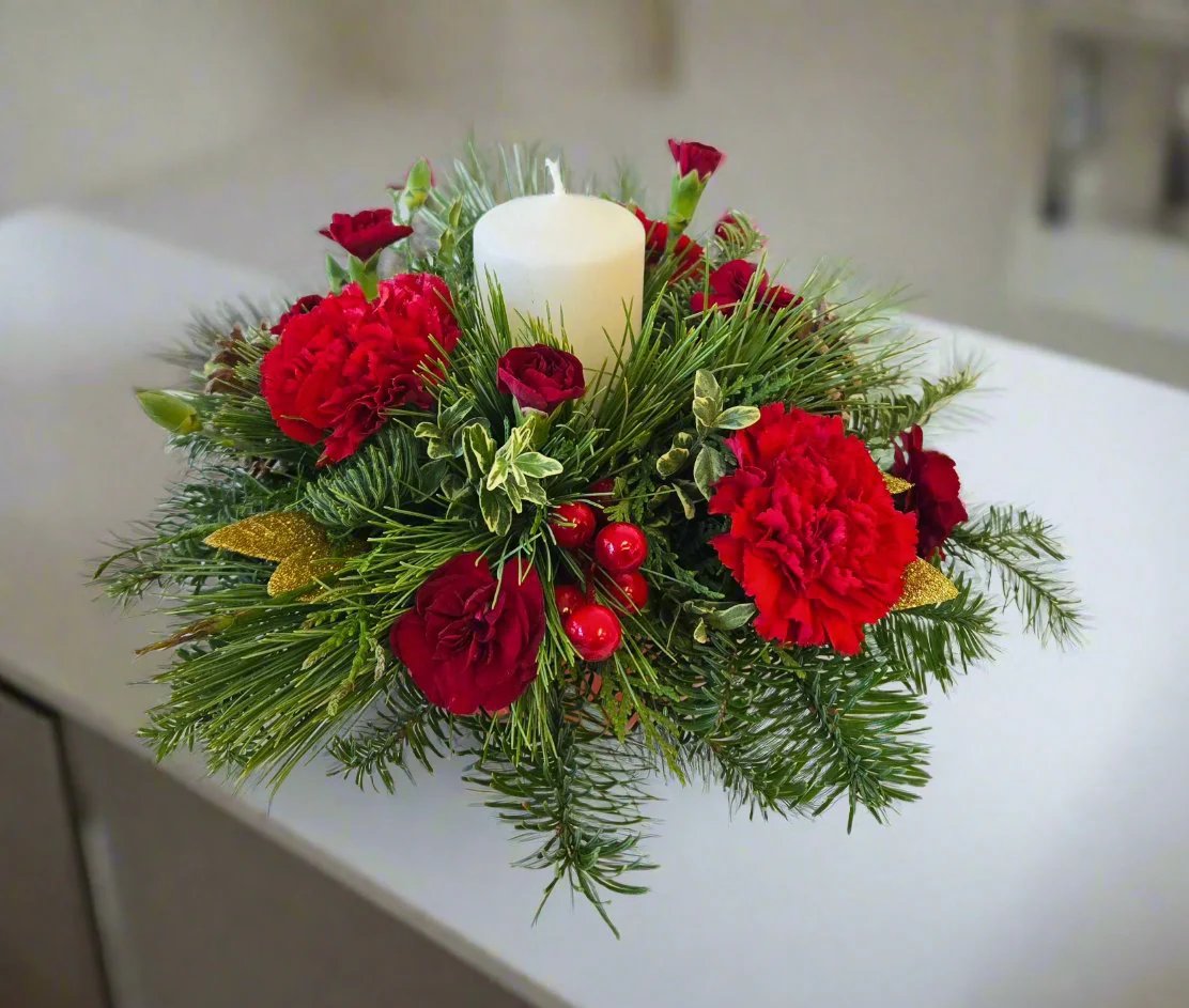 Holiday Glow Centerpiece